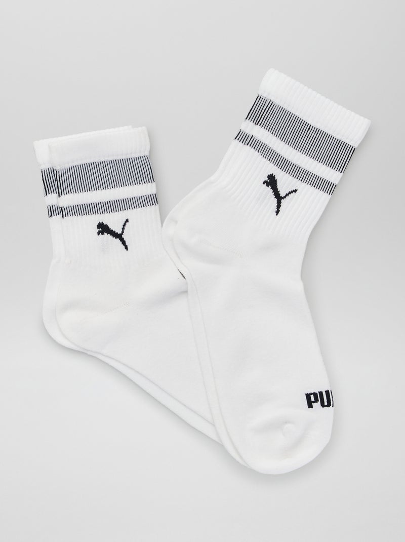 Calcetines altos 'Puma'  - Pack de 2 BEIGE - Kiabi