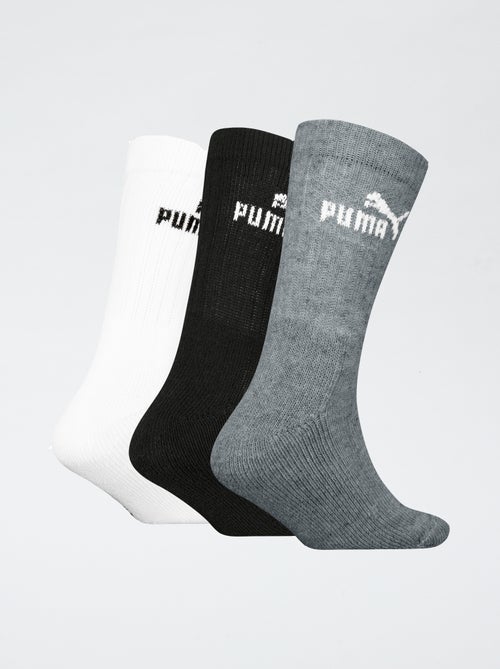 Calcetines altos 'Puma' - Pack de 3 - Kiabi