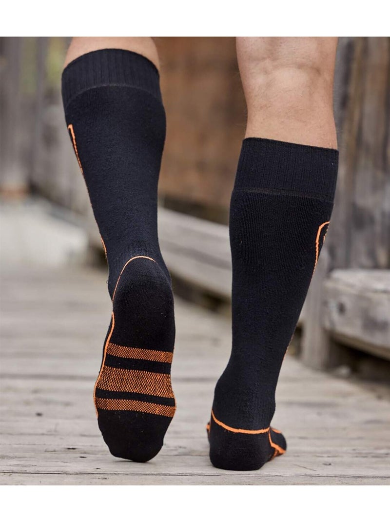 Calcetines altos sport winter sport thermolite® Negro - Kiabi