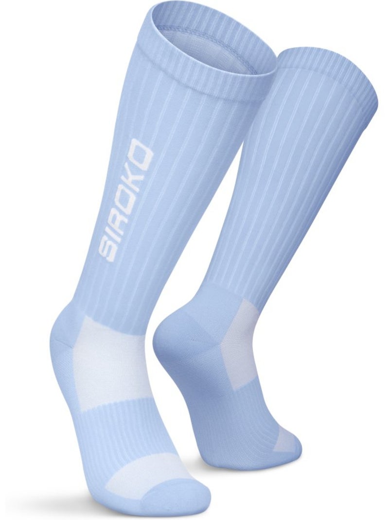 Calcetines altos tenis tenis hombre y mujer tripoints Azul - Kiabi