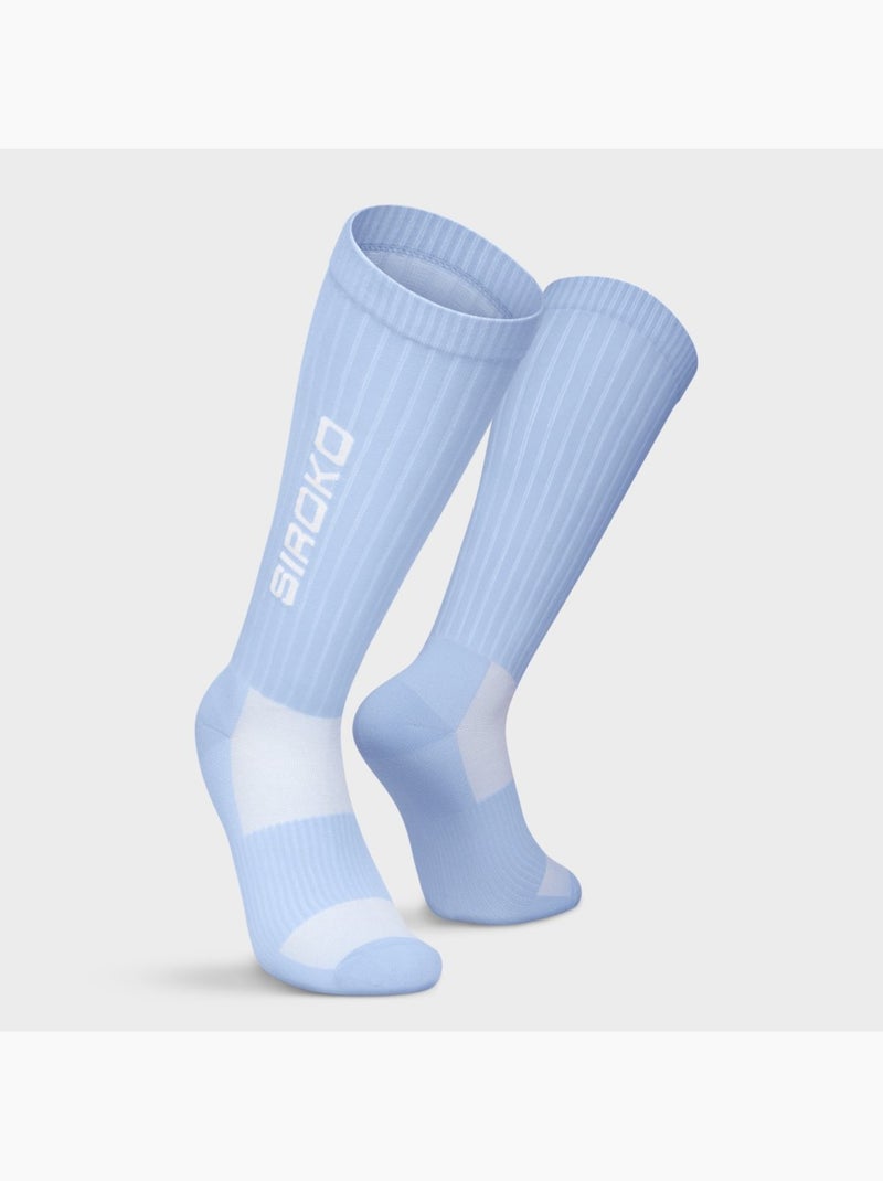 Calcetines altos tenis tenis hombre y mujer tripoints Azul - Kiabi