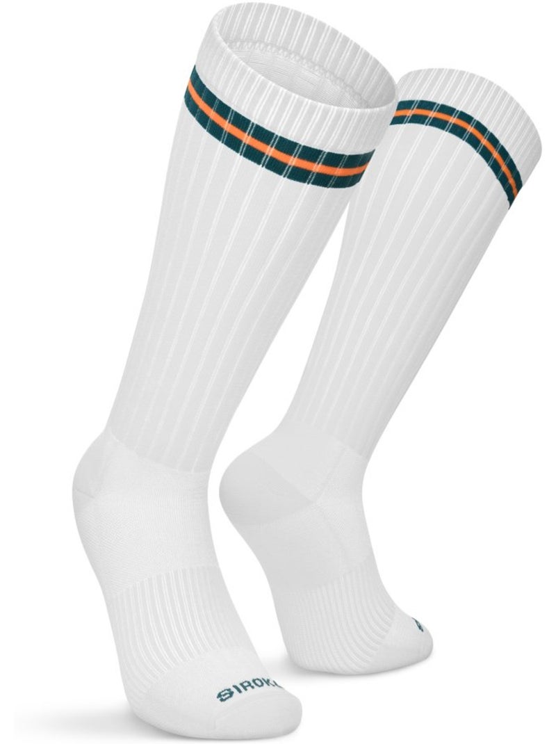 Calcetines altos tenis tenis hombre y mujer tripoints heritage Blanco - Kiabi