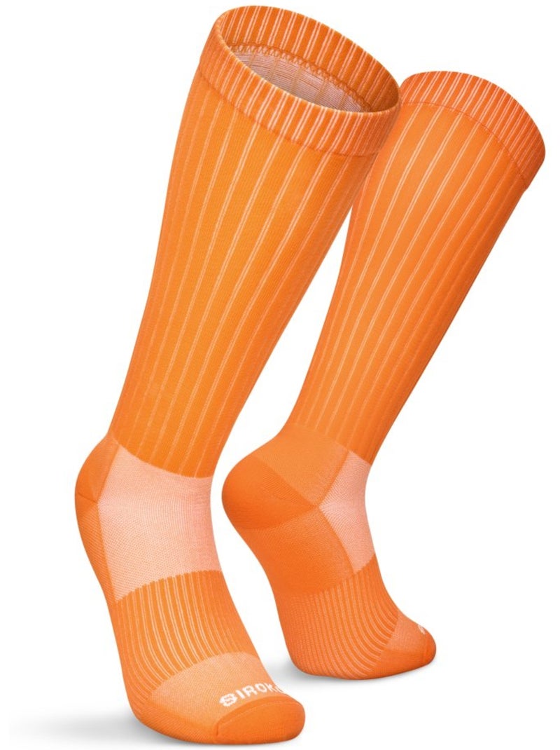 Calcetines altos tenis tenis hombre y mujer tripoints Naranja - Kiabi