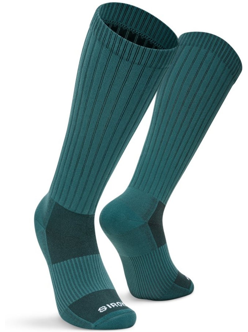 Calcetines altos tenis tenis hombre y mujer tripoints Verde - Kiabi