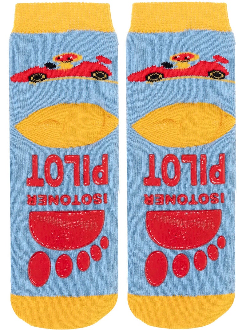 Calcetines antideslizantes  bébé garçon isotoner Azul - Kiabi