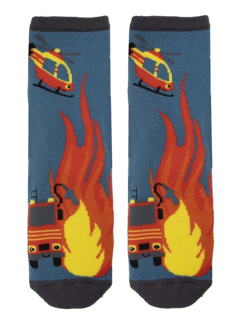 Calcetines antideslizantes Bombero - Algodón garçon Isotoner - Kiabi