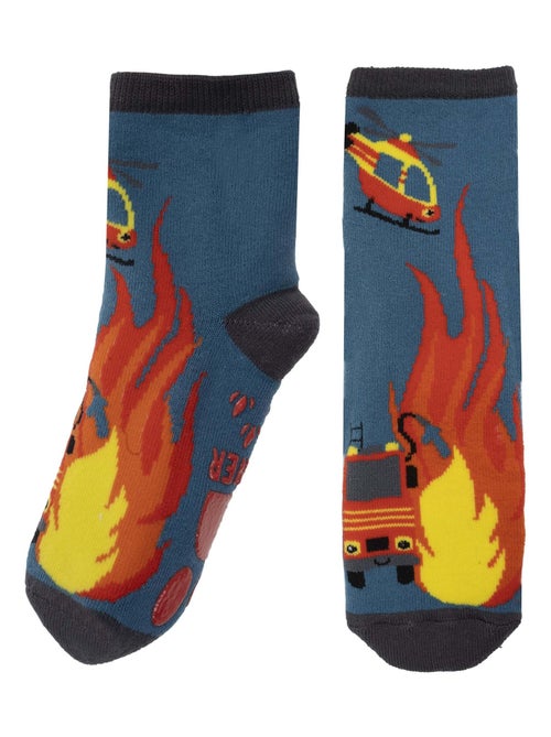 Calcetines antideslizantes Bombero - Algodón garçon Isotoner - Kiabi