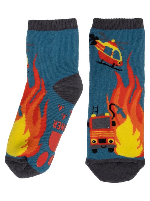 Calcetines antideslizantes Bombero - Algodón garçon Isotoner - Kiabi