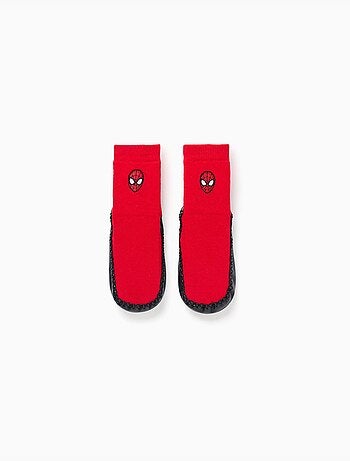 Calcetines antideslizantes con suela antideslizante y Spider-Man