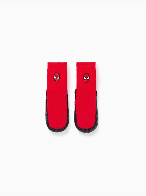 Calcetines antideslizantes con suela antideslizante y Spider-Man - Kiabi