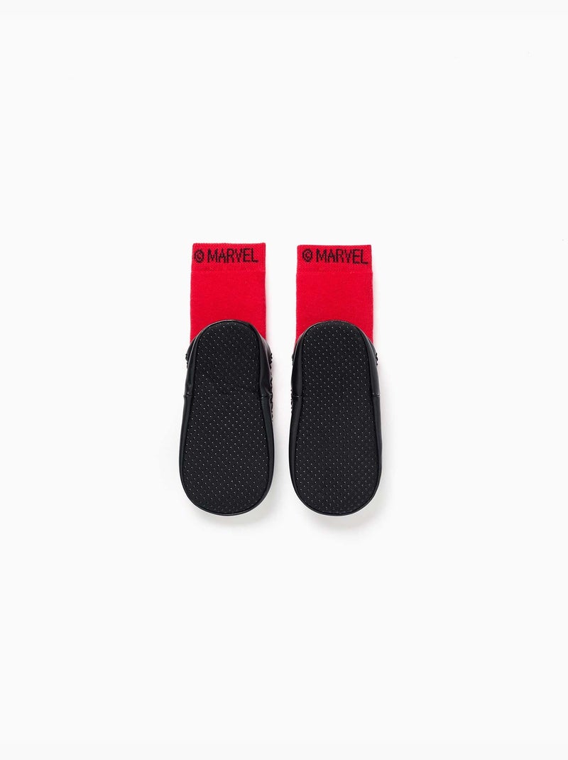 Calcetines antideslizantes con suela antideslizante y Spider-Man Rojo - Kiabi