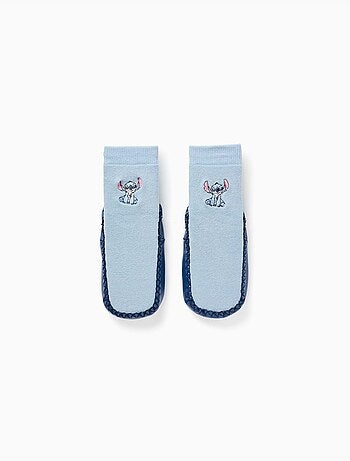 Calcetines antideslizantes con suela antideslizante y Stitch