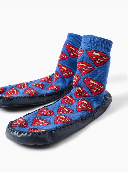Calcetines antideslizantes con suela antideslizante y Superman - Kiabi