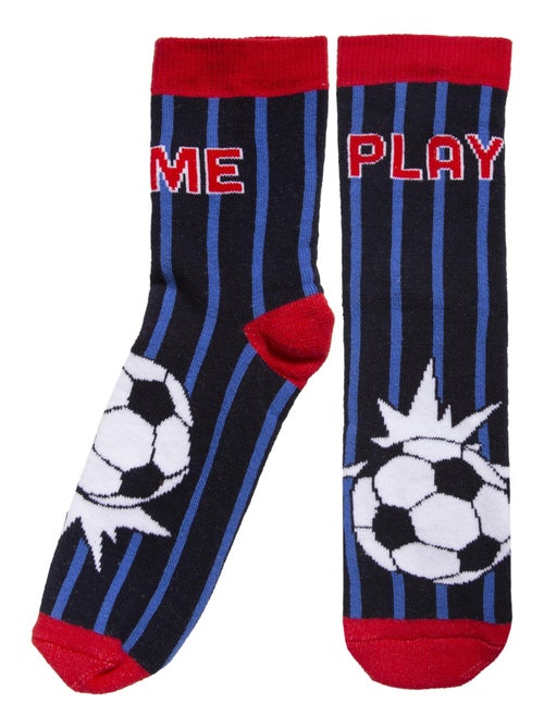 Calcetines antideslizantes detalles de fútbol medio-alto - 27 a 34 garçon Isotoner - Kiabi