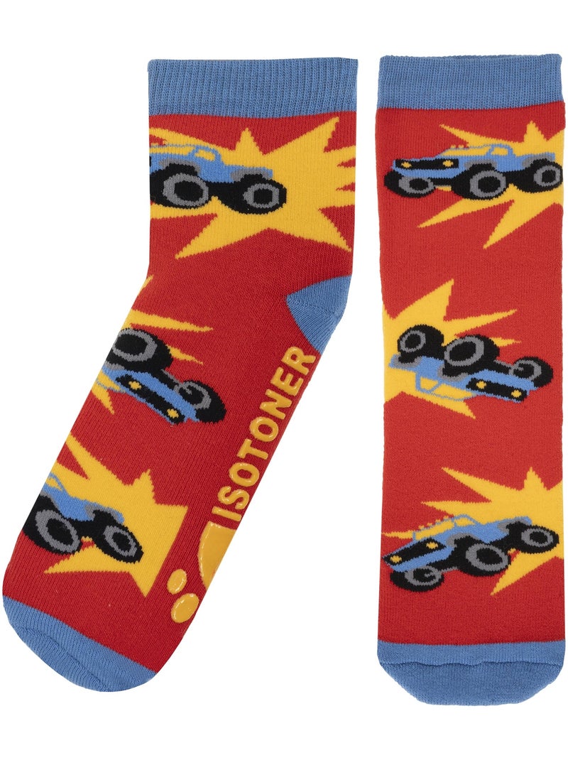 Calcetines antideslizantes  garçon isotoner Rojo - Kiabi