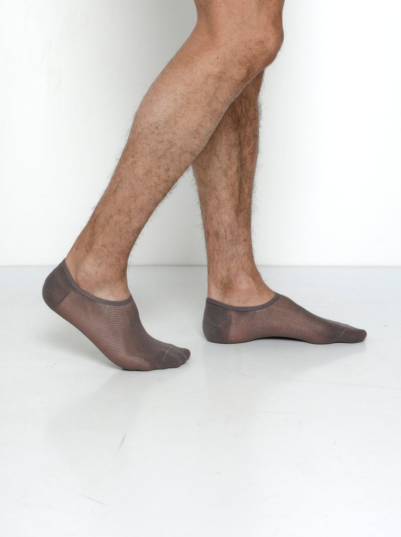 Calcetines antideslizantes invisibles - AFIBEL Negro - Kiabi