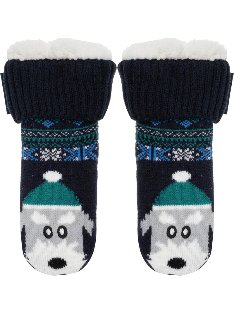 Calcetines antideslizantes  mixte bébé isotoner Azul marino - Kiabi