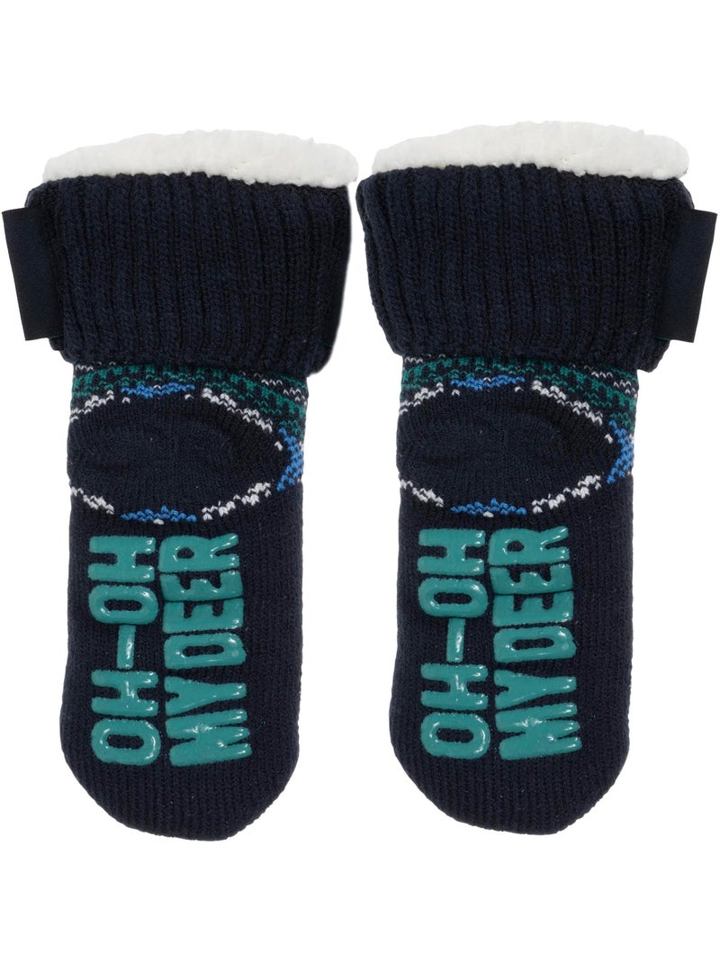 Calcetines antideslizantes  mixte bébé isotoner Azul marino - Kiabi