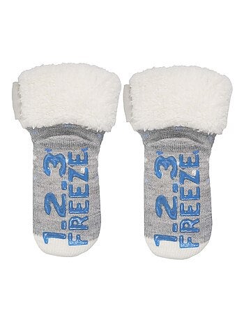 Calcetines antideslizantes Penguin - Prendas de punto mixte enfant Isotoner