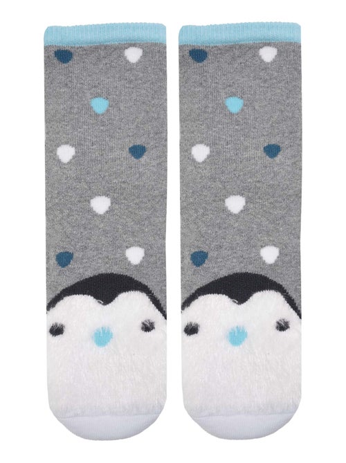 Calcetines antideslizantes Pingüino - Algodón mixte enfant Isotoner - Kiabi