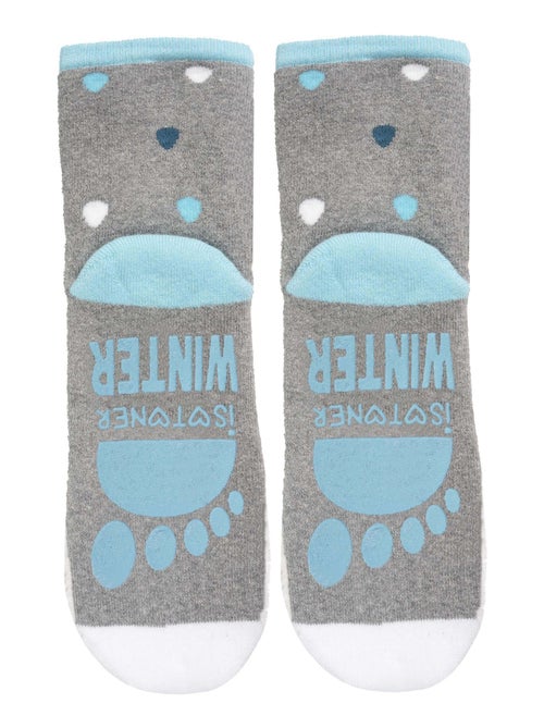 Calcetines antideslizantes Pingüino - Algodón mixte enfant Isotoner - Kiabi