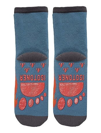 Calcetines antideslizantes Pompier - coton garçon Isotoner