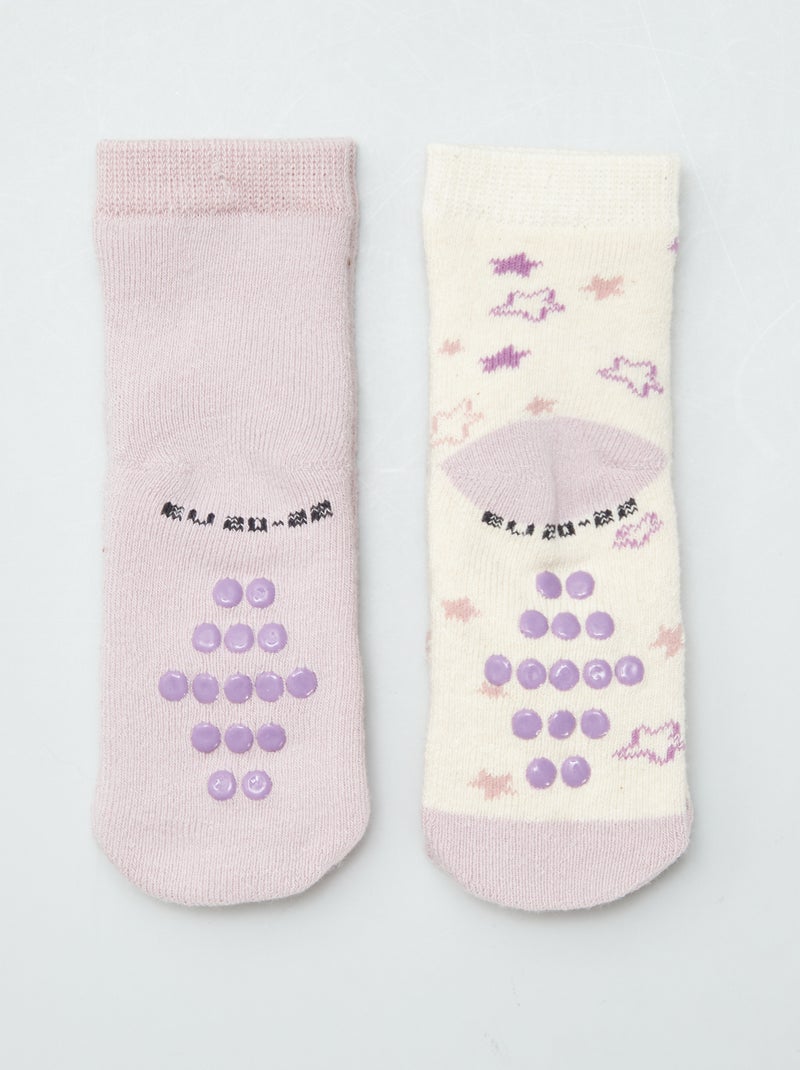 Calcetines antideslizantes ROSA - Kiabi
