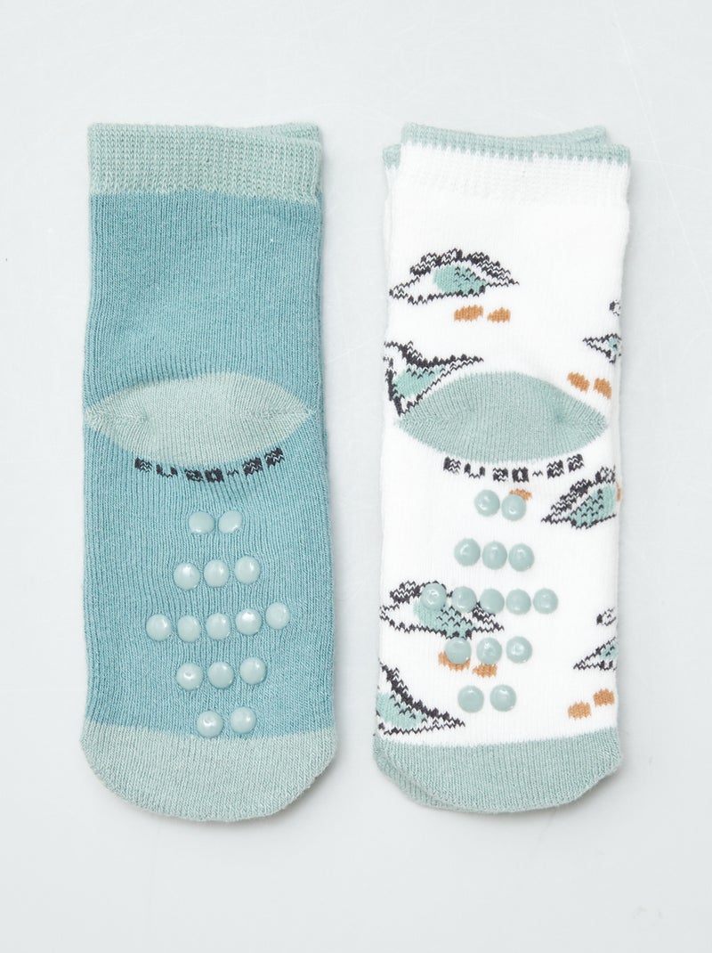 Calcetines antideslizantes VERDE - Kiabi