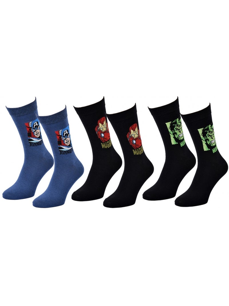 Calcetines AVENGERS - Pack de 3 Multicolor - Kiabi