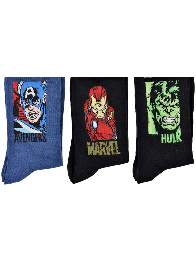 Calcetines AVENGERS - Pack de 3 Multicolor - Kiabi