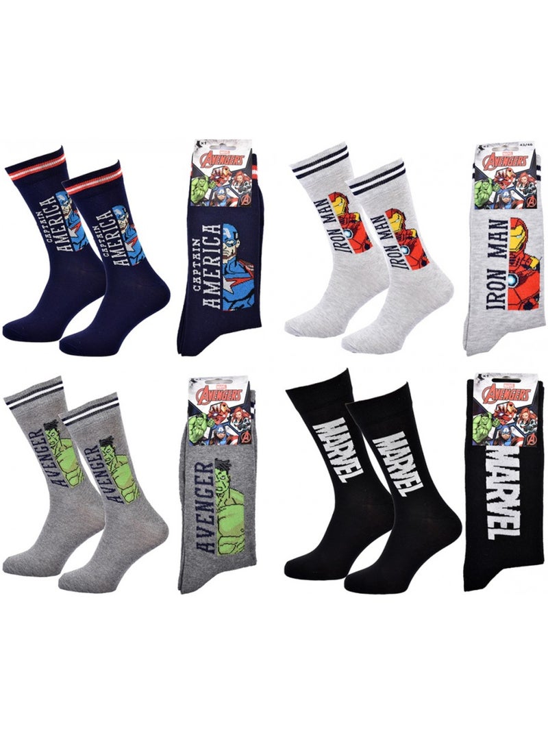 Calcetines AVENGERS - Pack de 4 Multicolor - Kiabi