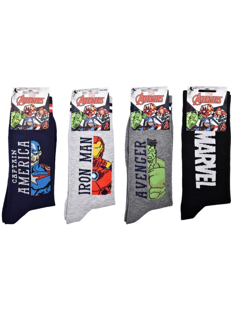 Calcetines AVENGERS - Pack de 4 Multicolor - Kiabi