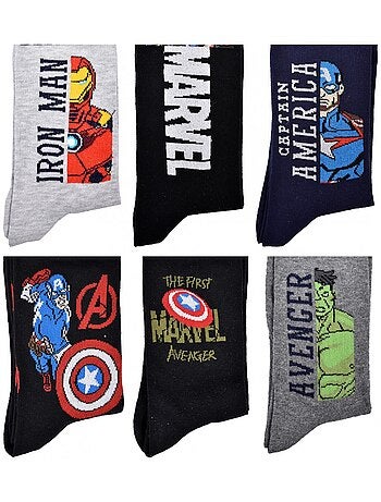 Calcetines AVENGERS - Pack de 6