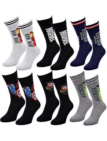 Calcetines AVENGERS - Pack de 6