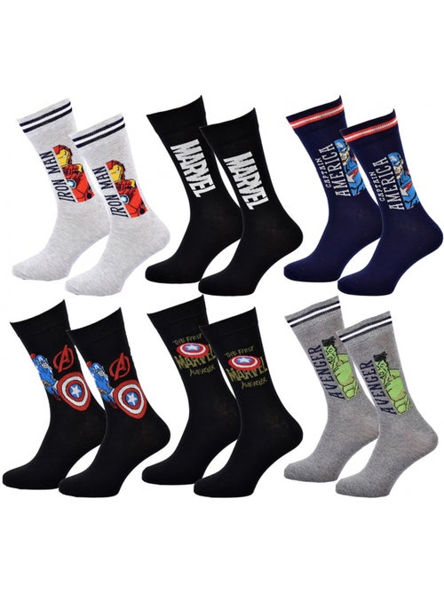 Calcetines AVENGERS - Pack de 6 - Kiabi