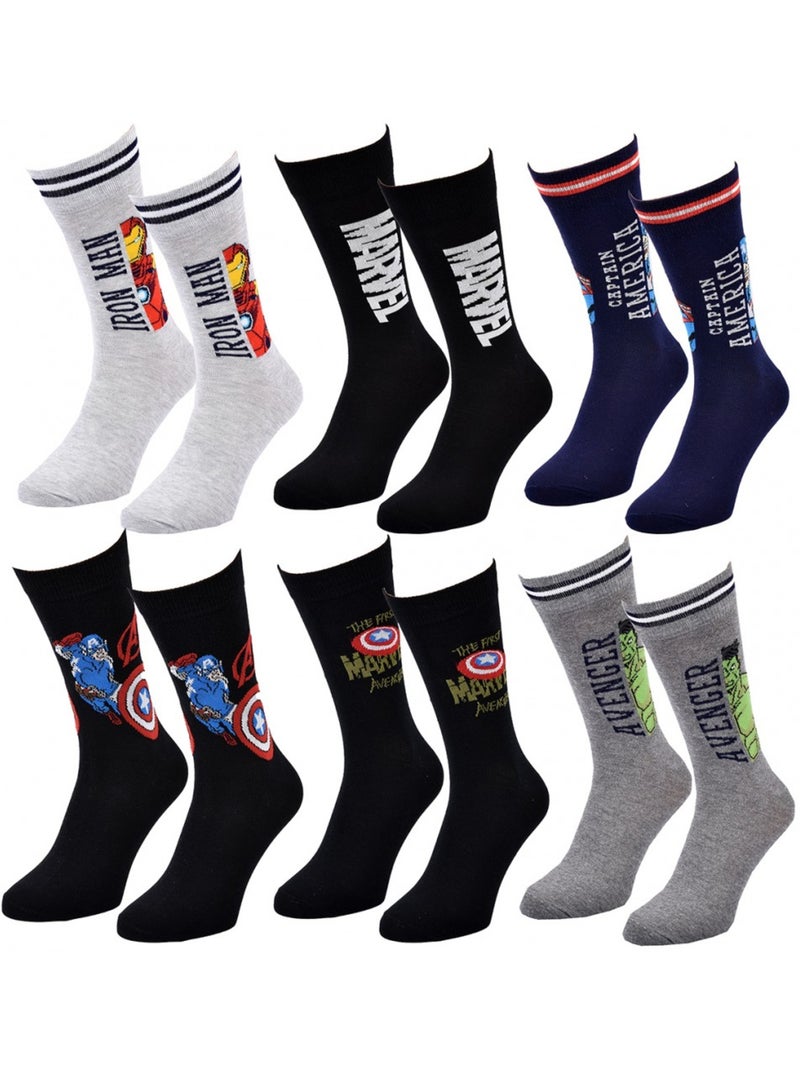 Calcetines AVENGERS - Pack de 6 Multicolor - Kiabi