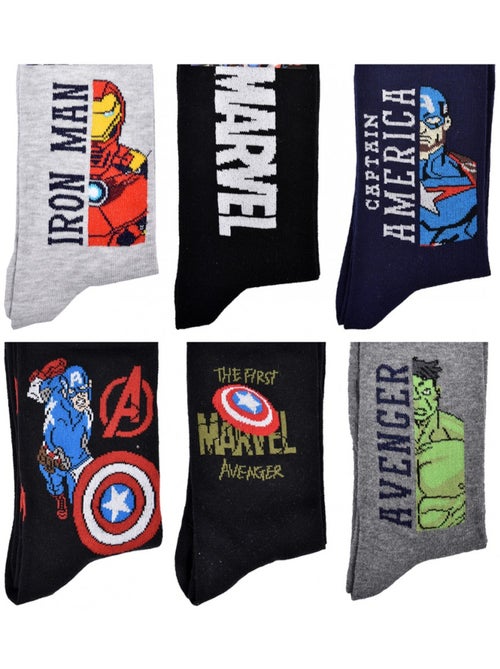 Calcetines AVENGERS - Pack de 6 - Kiabi