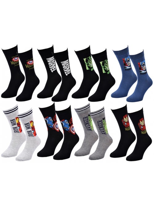 Calcetines AVENGERS - Pack de 8 - Kiabi