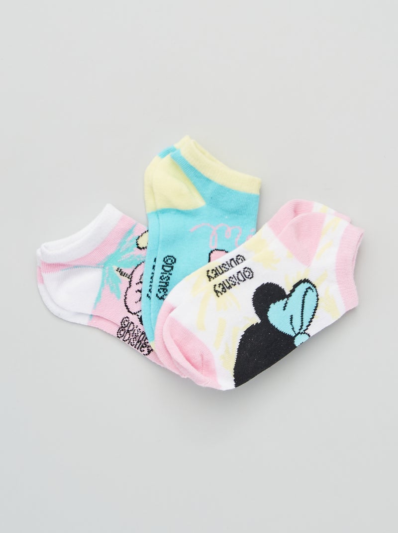 Calcetines bajos 'Minnie' - Pack de 3 rosa - Kiabi