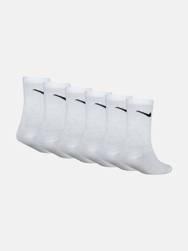 Calcetines bicolores - Nike Blanco Negro - Kiabi