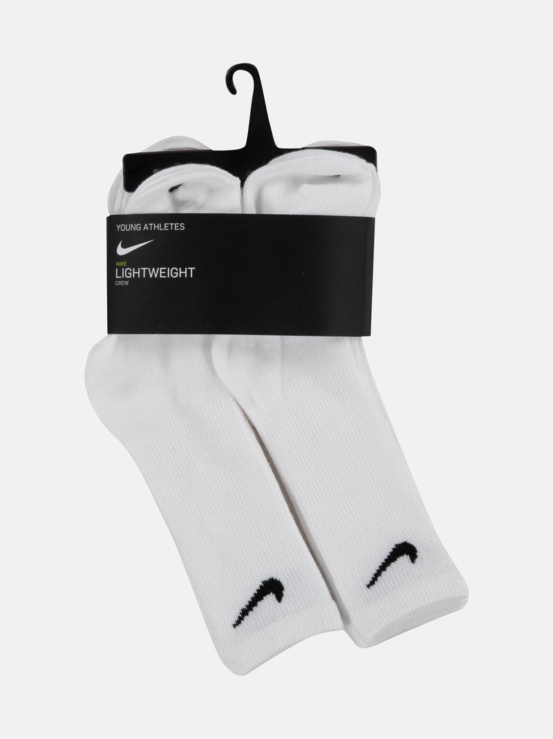 Calcetines bicolores - Nike Blanco Negro - Kiabi