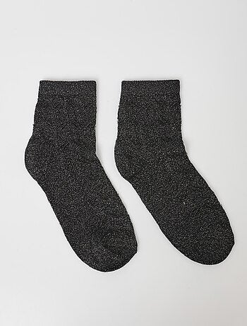 Calcetines calados con chevrones metalizados - AFIBEL
