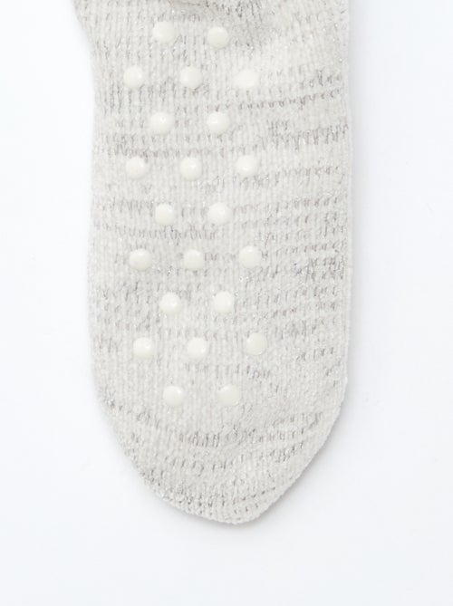 Calcetines cálidos forrados antideslizantes - Kiabi