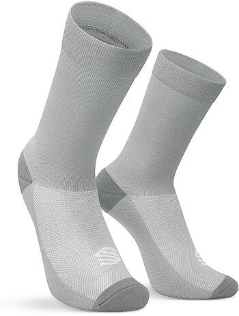 Calcetines caña alta ciclismo invierno hombre y mujer s3 gray