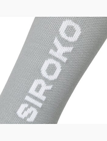 Calcetines caña alta ciclismo invierno hombre y mujer s3 gray