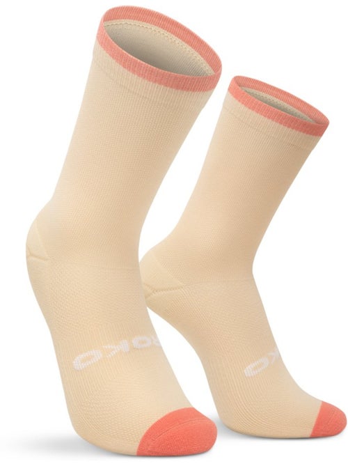 Calcetines caña alta montaña hombre y mujer gr1 sand - Kiabi