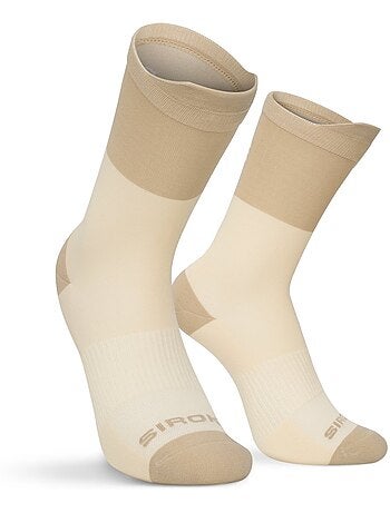 Calcetines caña alta trail running senderismo hombre y mujer pindos stone