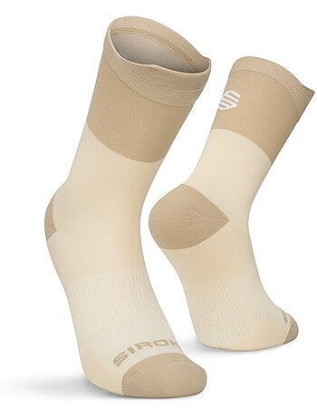 Calcetines caña alta trail running senderismo hombre y mujer pindos stone