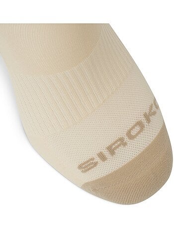 Calcetines caña alta trail running senderismo hombre y mujer pindos stone