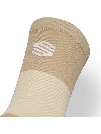 Calcetines caña alta trail running senderismo hombre y mujer pindos stone